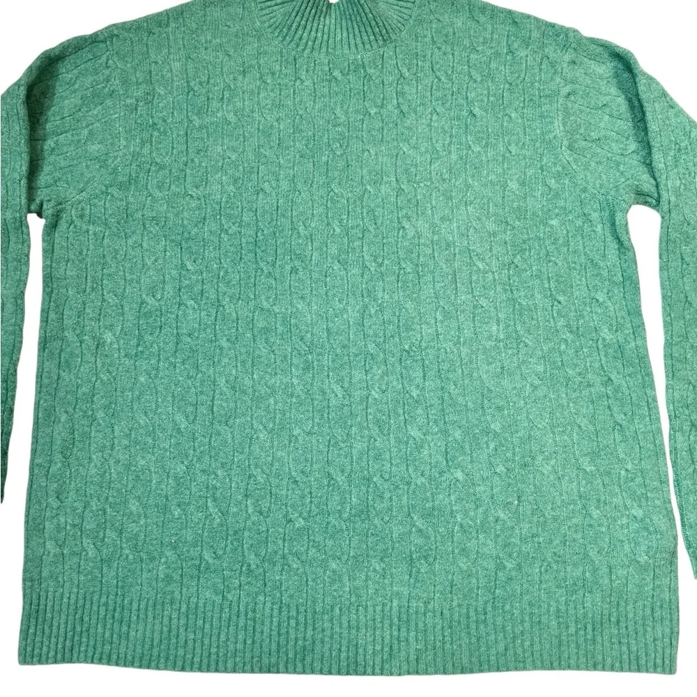 J. Crew Cable-Knit Mockneck Sweater